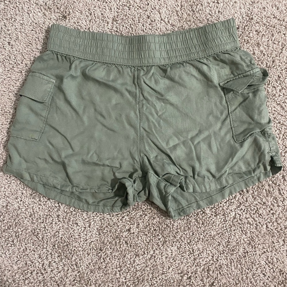 Olive Green Women's Shorts